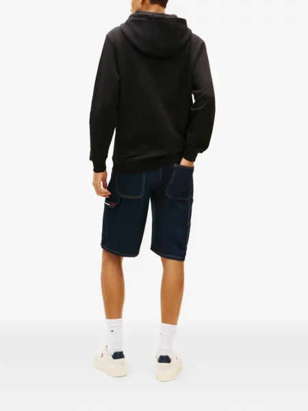 Hanorac cu glugă Tommy Hilfiger negru