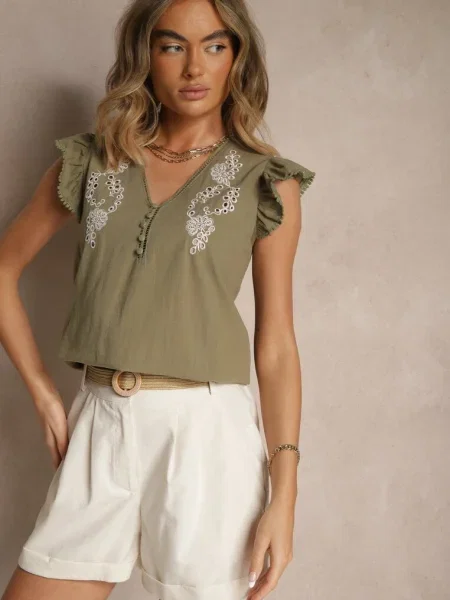 Bluză Talanea închis bej