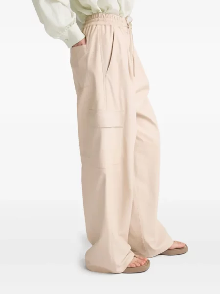 Pantaloni Yves Salomon din piele