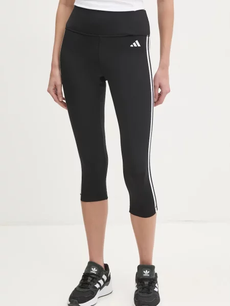 Csíkos ruha Adidas fekete