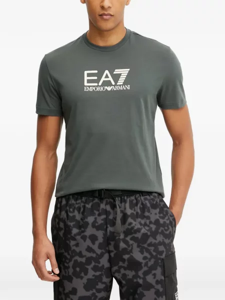 Tricou Ea7 Emporio Armani cu imagine verde