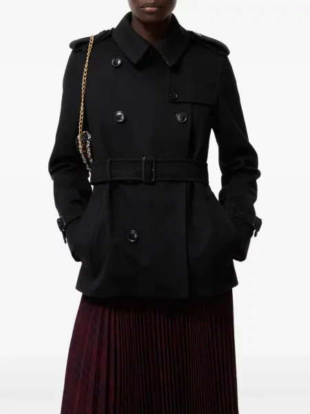 Geacă Burberry din cașmir negru