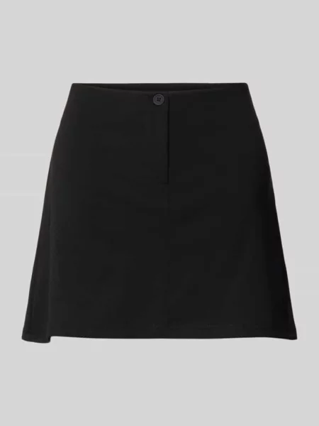 Spódnica mini z zapięciem na Gina Tricot czarna