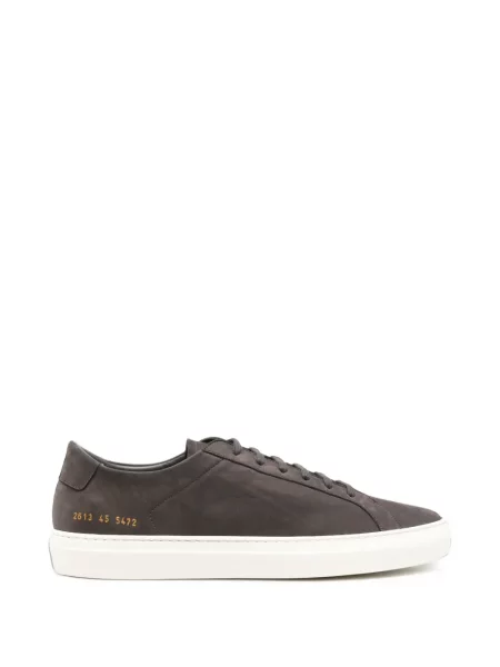 Sneakerși Common Projects din piele gri