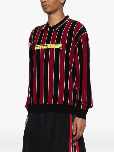 Поло тениска Martine Rose черно