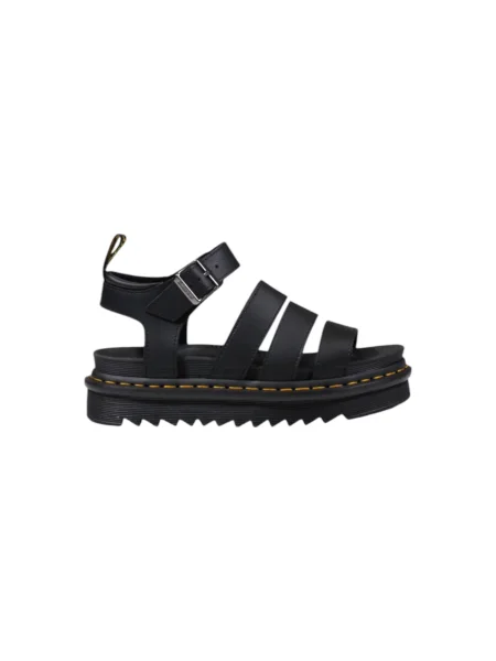Sandali Dr. Martens s platformo črna