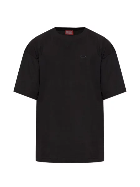 Scurt tricou Diesel cu imagine negru
