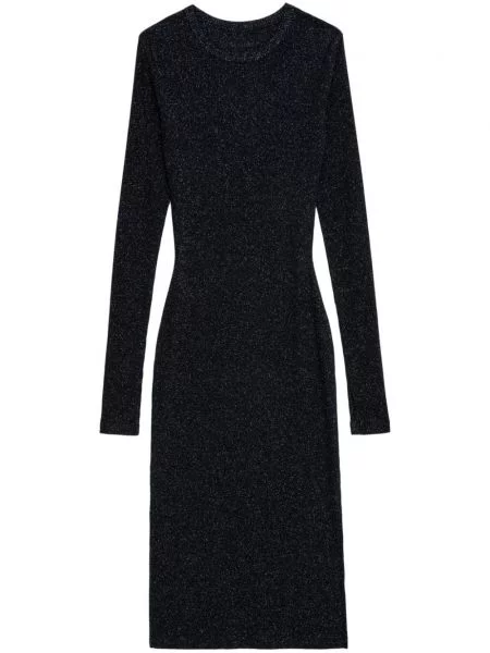 Rochie midi Zadig&voltaire până la genunchi de costum negru