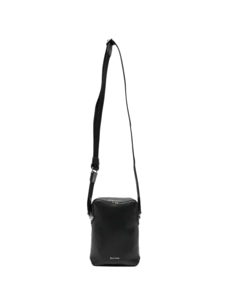 Geantă crossbody Paul Smith cu dungi negru