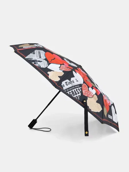 Moschino umbrelă negru