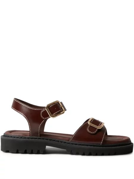 Sandale Claudie Pierlot cu cataramă maro