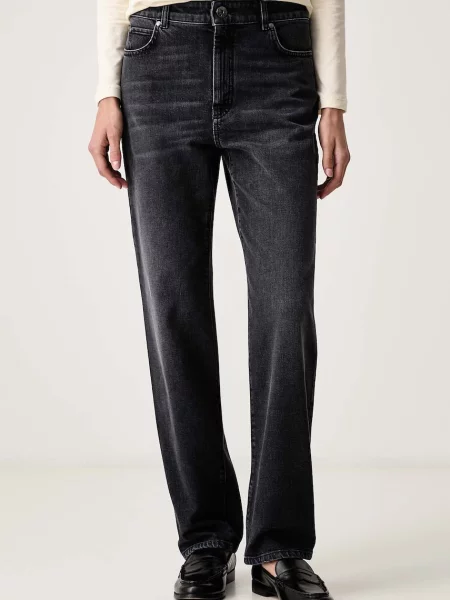 Weekend Max Mara blugi straight pentru femei WKDLINCE negru