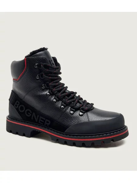 Botine Bogner din piele negru