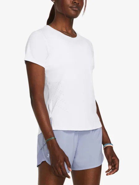 Bežecké tričko Under Armour biela