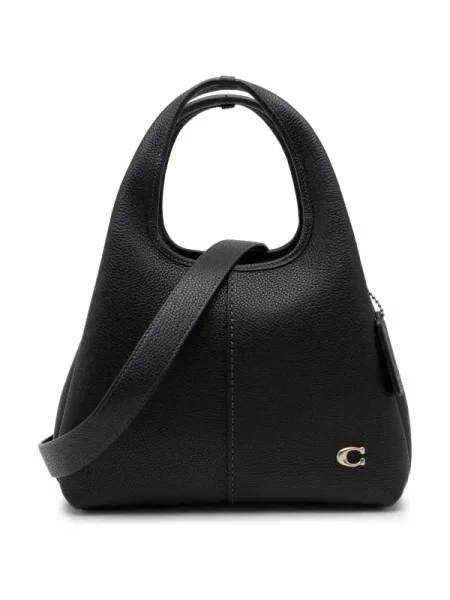 Coach geantă de piele Lana Shoulder Bag 23 negru
