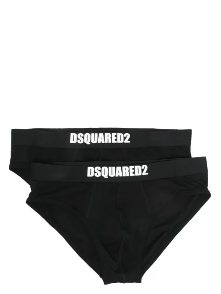 Комплект бикини Dsquared2 с автограф черно