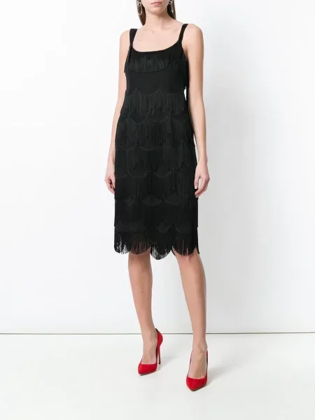 Rochie Marc Jacobs cu franjuri negru