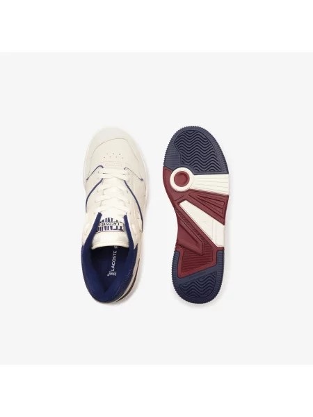 Lacoste Buty Sportowe Lineshot Z Oczkami Na Cholewce beżowe