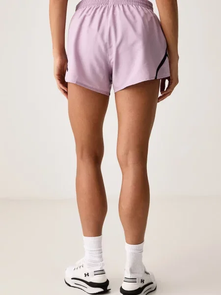 Spodenki do biegania Under Armour Fly By 3" Shorts mauve pink/purple echo/reflective fioletowe