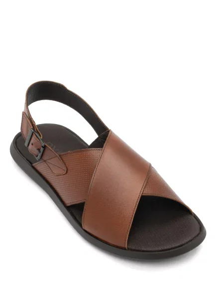 RYŁKO Sandály hnědá