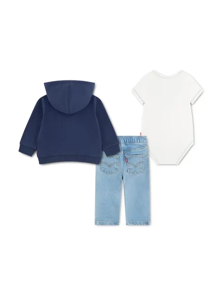 Levi's tepláková súprava detská s bavlnou FULL ZIP HOODIE SET