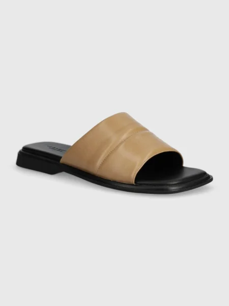 Кожени чехли Vagabond Shoemakers IZZY бежово