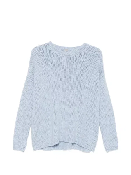 Pulover Private 0204 din cașmir albastru