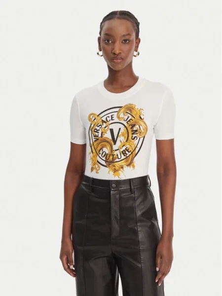 Versace Jeans Couture T-Shirt λευκό