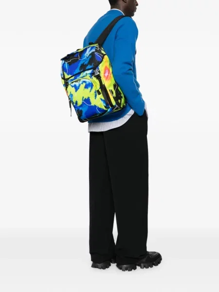 Rucsac Prada cu imagine verde