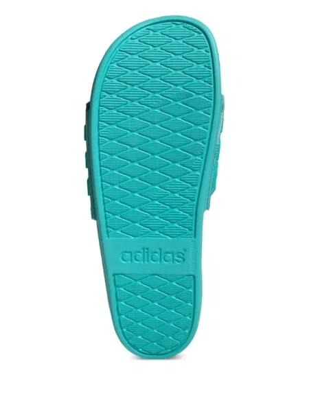Домашни пантофи Adidas от джърси бяло
