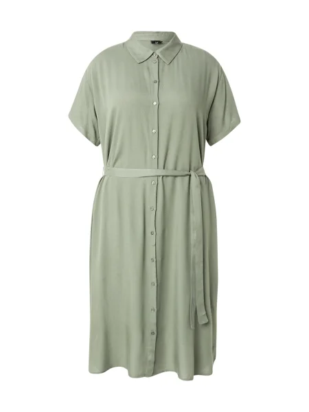 Vero Moda Curve Rochie tip bluză VMBUMPY închis verde