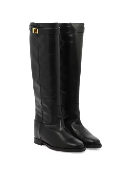 Botine Via Roma 15 din piele negru
