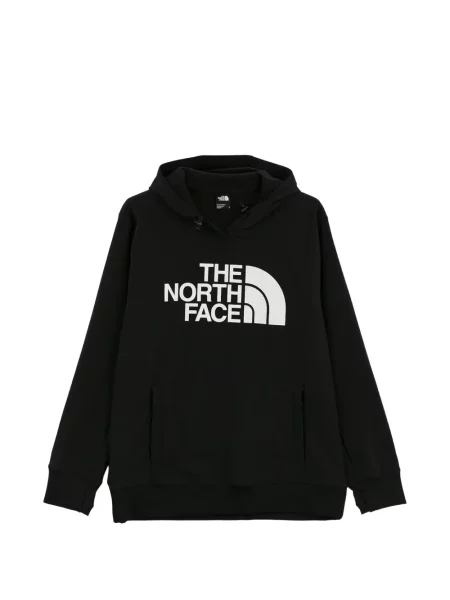 Суичър с качулка The North Face с автограф черно