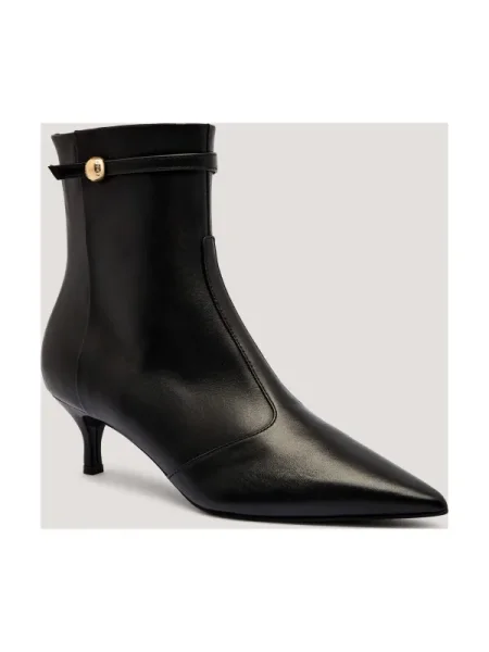 Furla De piele botine cu subțire FURLA SFERA negru