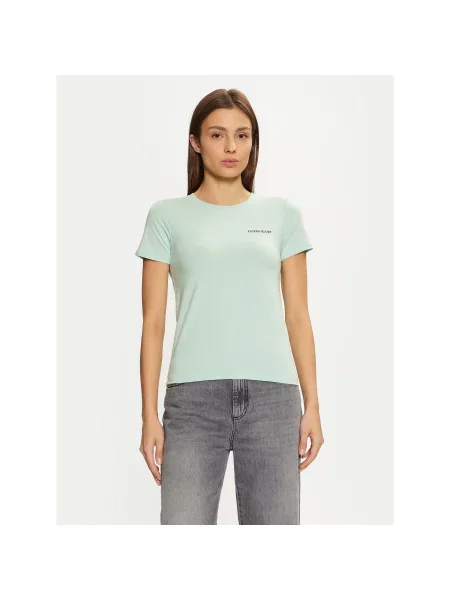 Guess Jeans Футболка Regular Fit зелений