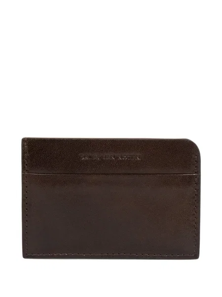 Portofel Dries Van Noten cu autograf maro