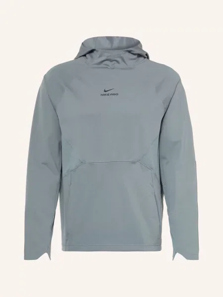 Tréninková mikina Nike Pro smoke grey/black šedá
