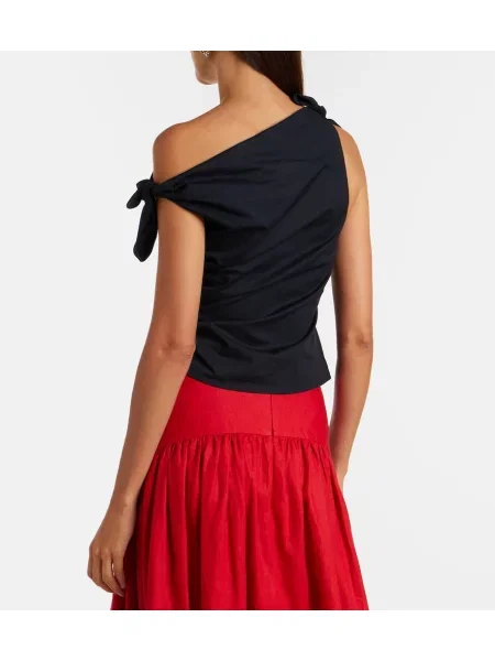 Top Staud asimetric negru
