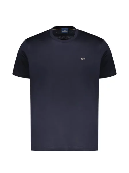 Tricou Paul & Shark cu broderie albastru
