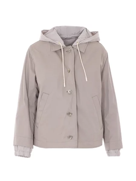 Jachetă cu două fețe Herno cu glugă gri