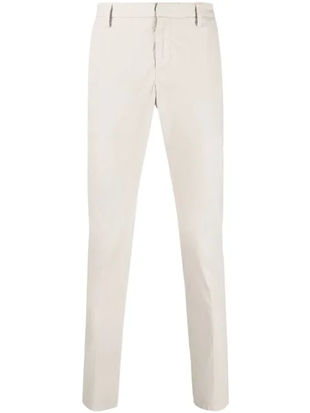 Pantaloni chino Dondup alb