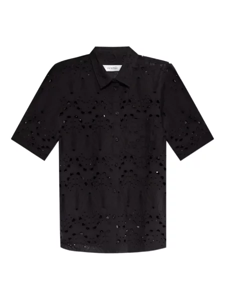 Cămașă Gestuz cu broderie negru