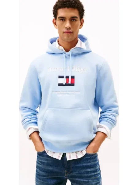 Tommy Hilfiger Hanorac Flex | regular fit albastru
