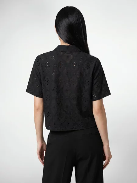 Scurt cămașă Vero Moda negru