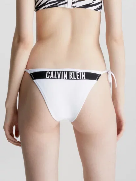 Бікіні Calvin Klein на завʼязках білі