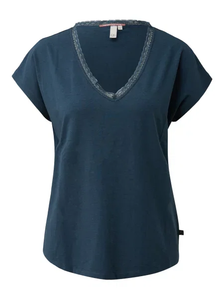 QS Tricou închis albastru