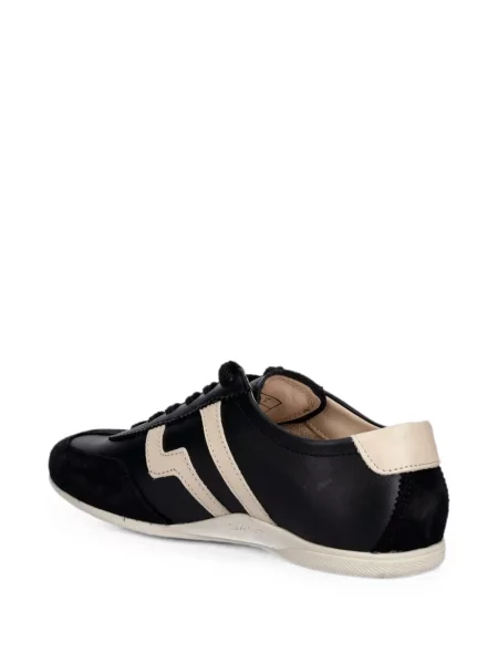 Sneakerși Gant din piele de căprioară negru