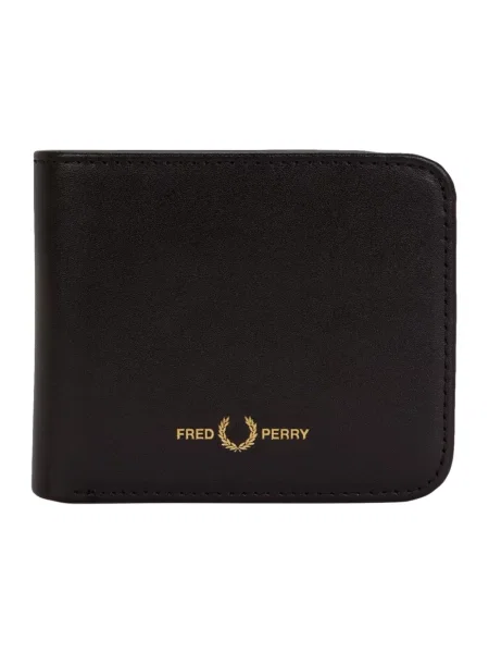 Portfel Fred Perry skórzany czarny