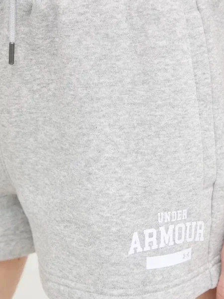 Női rövidnadrág Under Armour Icon Fleece Nov mod gray light heather/white. Méret: M szürke