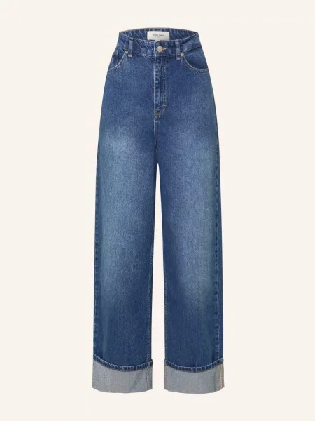 Part Two Džíny Typu Boyfriend Cristinepw medium dark blue denim modré